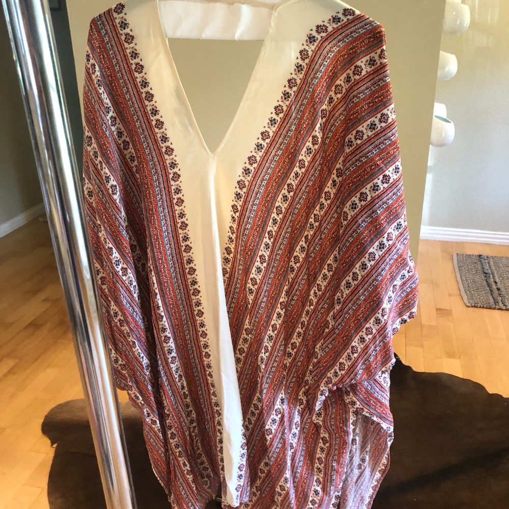 Boho / Bohemian Kaftan, Beach Cover-up Top